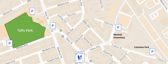 Additional parking map