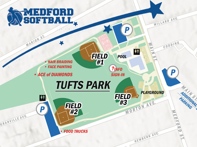 Tournament field map
